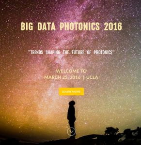 Big Data Photonics Workshop 2016 Cover