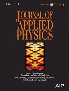 Journal Applied Physics Cover